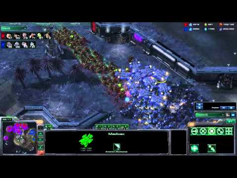 Mass Baneling fail - Starcraft 2 Practise League