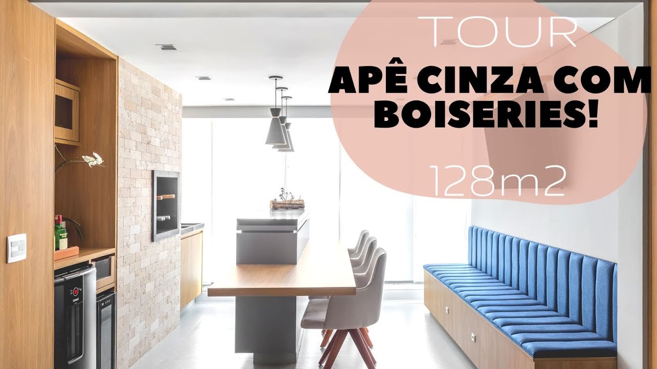 TOUR| AQUELE DO APARTAMENTO CINZA COM BOISERIES!