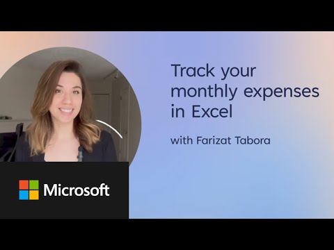 Microsoft Create: How to make a budget in Excel