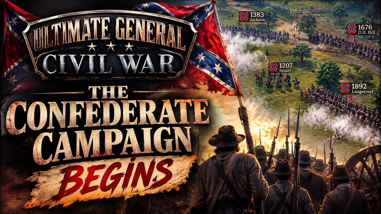 *LIVE* Ultimate General: Civil War | The Gray Tide Rises - Confederacy