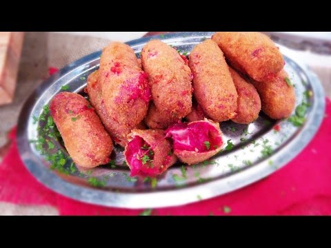 Croquetas multicolor