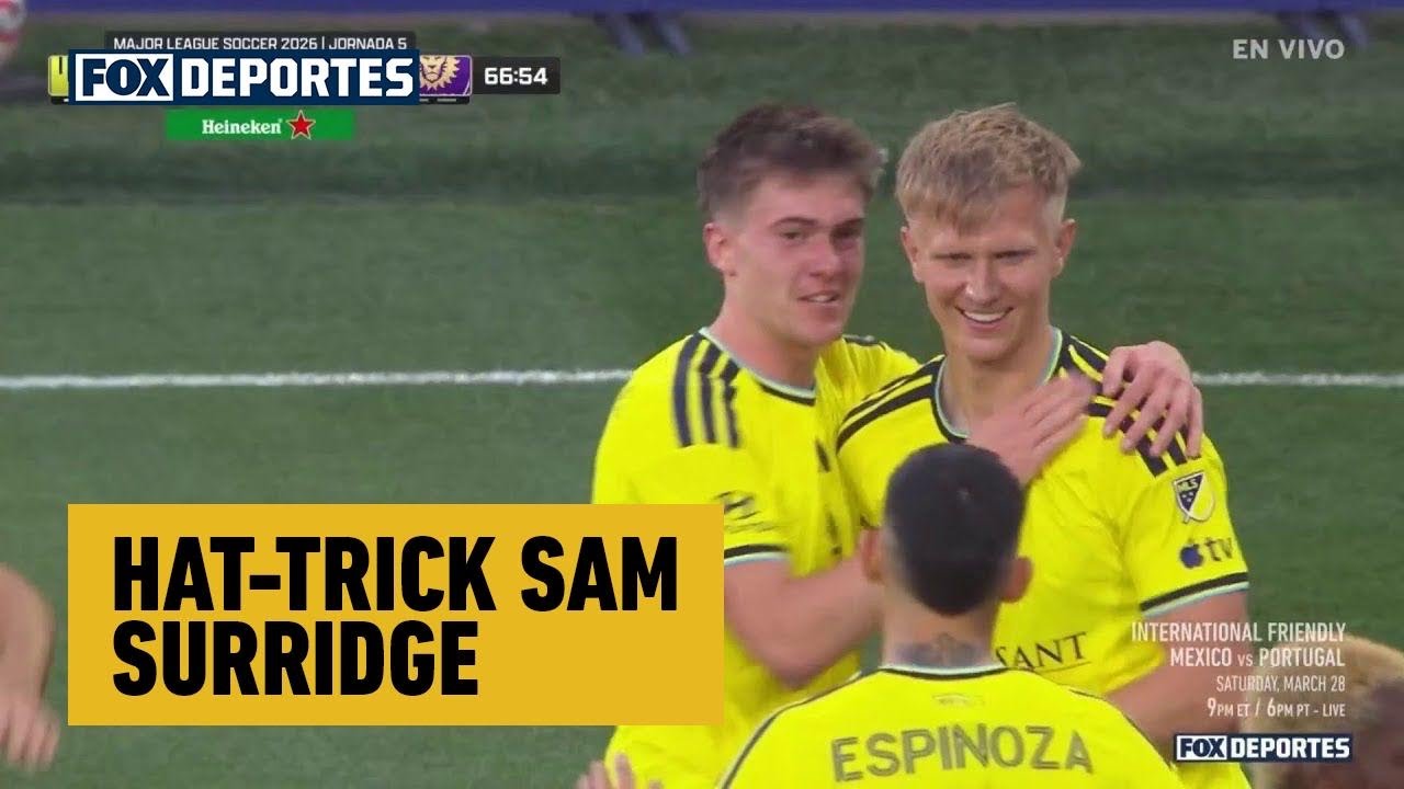 😤 HAT-TRICK Sam Surridge | Nashville SC 4-0 Orlando City | MLS 2026