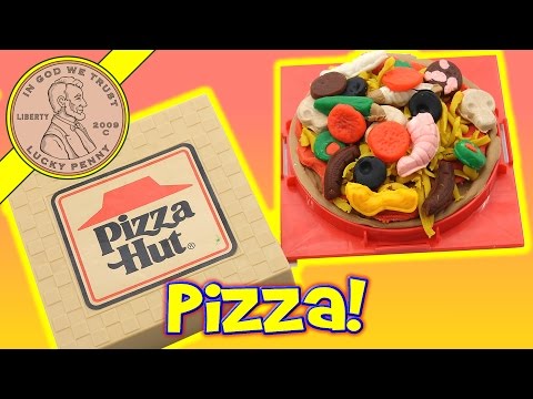 Play-Doh Pizza Hut Make-a-Meal Kids Play Set -  Garbage Pizza Play time! Video