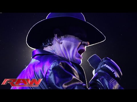 The Undertaker explains his actions at WWE Battleground: Raw, July 20, 2015