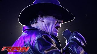 The Undertaker explains his actions at WWE Battleground: Raw, July 20, 2015