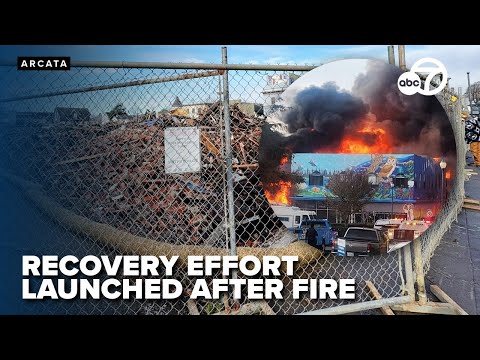 Recovery effort launched after fire destroys buildings in downtown Arcata