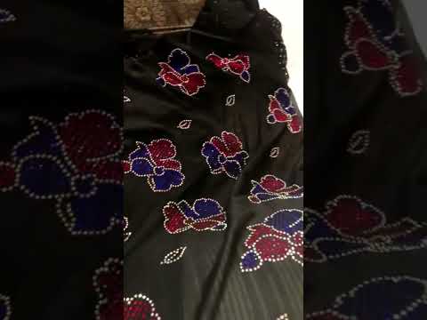 how to create fancy dress at home #fashion #velvet #weddingattire #embroidery #velvetdress