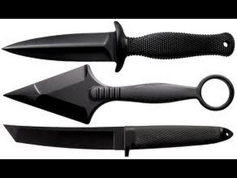 Cold Steel NightShade Series Review Boot Blade, Skean Dhu, Cat Tanto