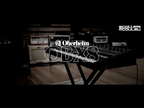 Scott McAuley OBX8 1st sound made, this thing is huge #OBX8 #TomOberheim #Oberheim