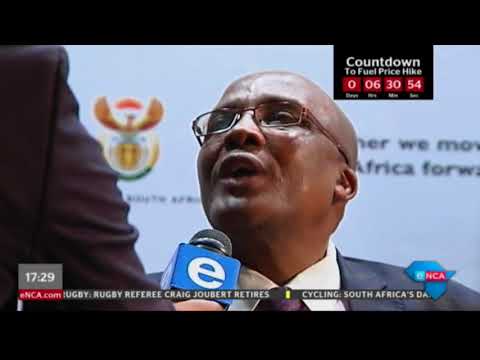 Health Minister Aaron Motsoaledi speaks to eNCA