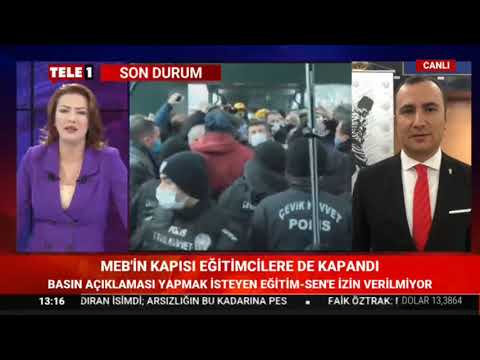 ÖĞRETMENLERDEN MESLEK KANUNU PROTESTOSU-TELE 1 TV-01/20/2022 | EĞİTİM İŞ