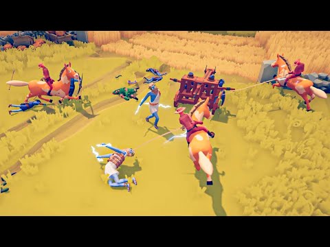 WILD WEST TEAM vs  ANCIENT TEAM - TABS - Totally Accurate Battle Simulator