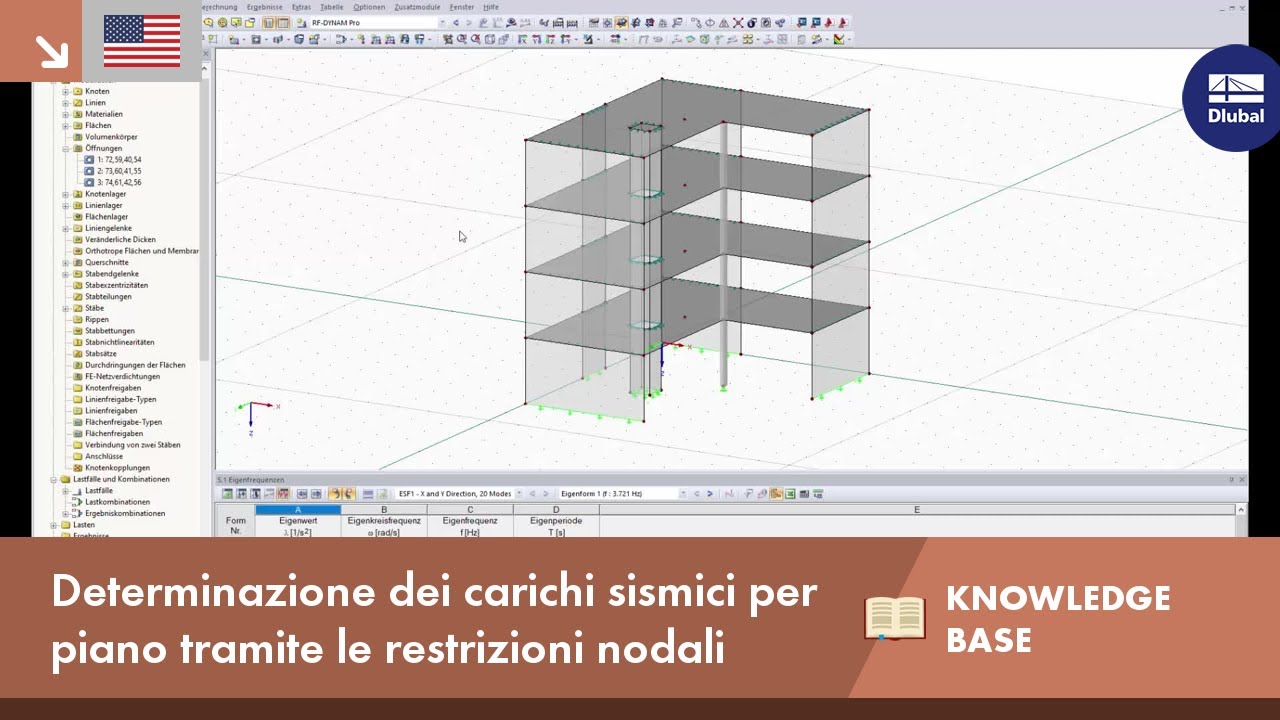 KB 001594 | Determinazione dei carichi sismici per piano tramite le restrizioni nodali