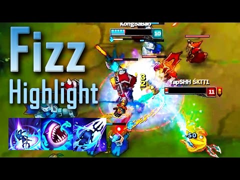 Fizz Highlights #29 - 1v1 Tank Fizz vs Wukong (Top) | Patch 7.7