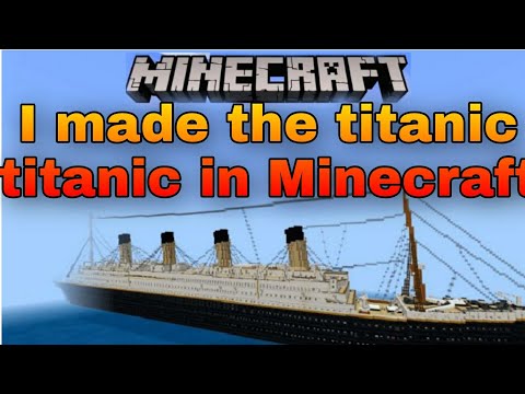 Gaming with FHS - mc but I made the titanic/Minecraft titanic/Minecraft titanic blueprints