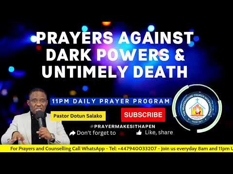 The Midnight Prayers || Pastor Dotun Salako || Mon 2nd Oct 2023 ||