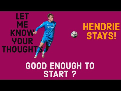 Luke Hendrie Renews His Contract For A Another Two Years.