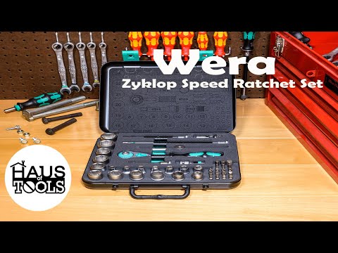 Wera 05003594001 8100 SB 2 Zyklop Speed Ratchet Set, 3/8" Drive, Metric, 43 Pieces