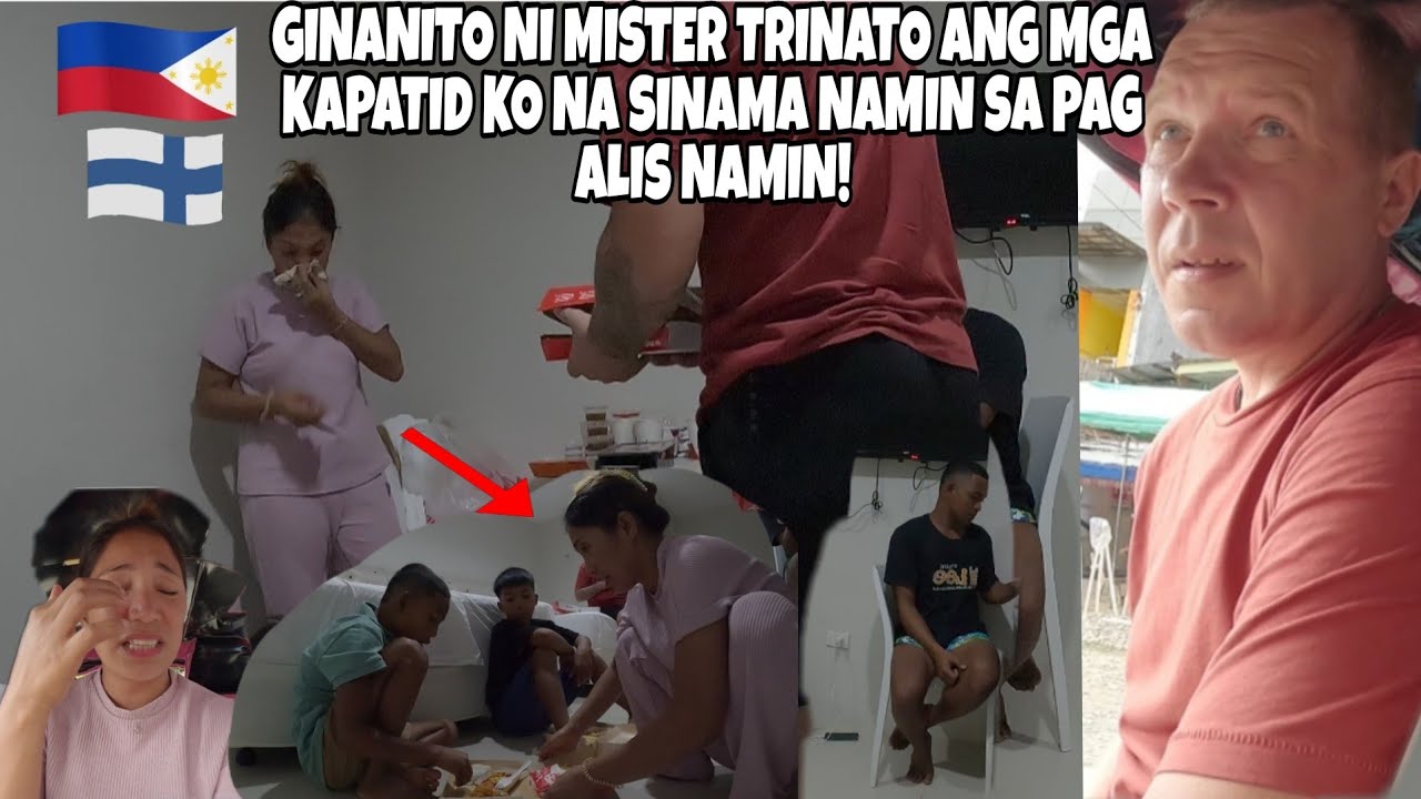NAPAIYAK AKO😢HINDI AKO NAG EXPECT NA GANITOHIN NI MISTER PAG TRATO MGA KAPATID KO!PINAS VLOG🇵🇭🇫🇮