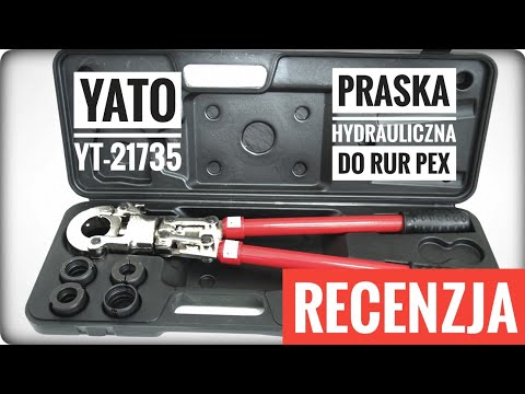 Yato Replės vamzdžių jungtims užspausti Pex-Al -Pex YT-21735 video