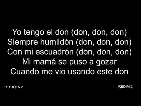 Letra de Yo tengo el Don | Redimi2 ft AnderBockRD
