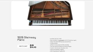 Video thumbnail for 8DIO 1928 Steinway Piano Demo - FREE Kontakt Instrument by Julian Doe
