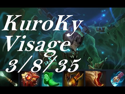 Kuroky tri-off sup Visage - learn some - B8 vs Nigma game1 - BEYOND EPIC - dota2