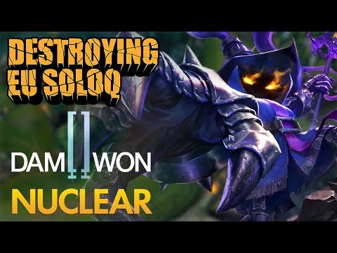 Destroying EU SoloQ: Damwon Nuclear - Veigar Bot Lane - KDA 15/3/8