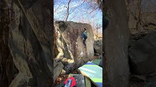 Video thumbnail of Problem 2 (Boulder 1, Freak brothers), 5. Chironico