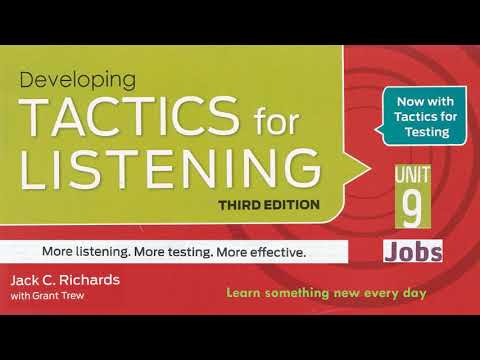 Tactics for Listening Third Edition Developing Unit 9 Jobs