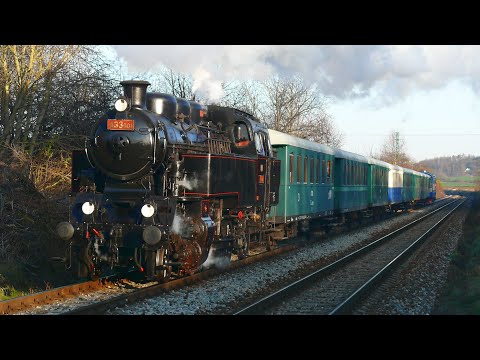 Mikulášským parním vlakem z Brna do Oslavan, 30. 11. 2019