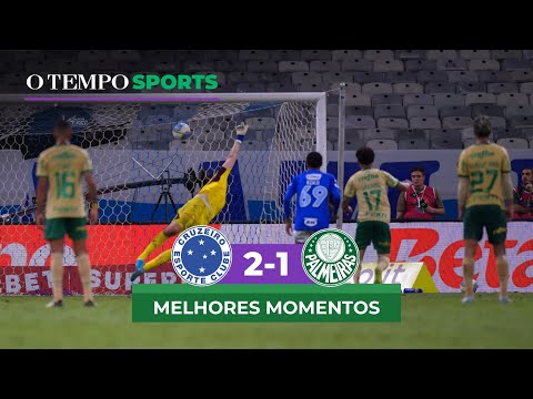Gols e lances de Cruzeiro x Palmeiras
