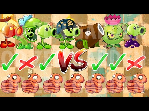 PVZ 2 Challenge Plants to Making Sushi - All Plant Level Max Power Up Vs Squid Of Octo Zombie