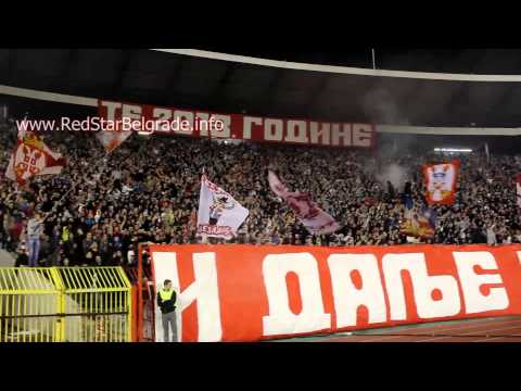 68 godina Crvene zvezde - Delije se raduju posle golova