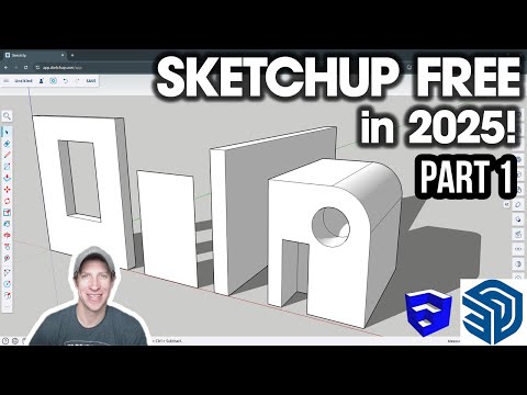 Getting Started with SketchUp FREE in 2025 Part 1!