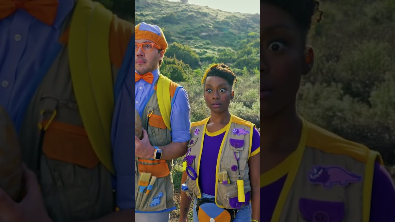 🏃‍♂️🏃‍♂️🏃‍♂️ BLIPPI Raptor Run on T-REX RANCH #runaway | 🦖🦕 #trex  #dino  #trexranch