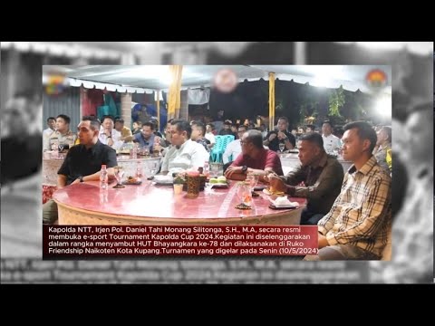 KAPOLDA NTT SECARA RESMI MEMBUKA E SPORT TOURNAMENT KAPOLDA CUP 2024