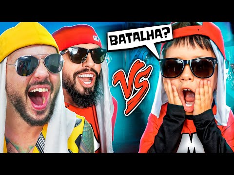 SON vs. FATHER - Rap battle! Mini Mussa vs Mussa react Mussarela