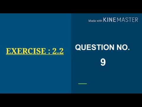 12 commerce statistics part 1 chapter 2 exercise 2.2 question no.9