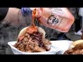 London Street Food Big Ribs And Big Burgers Eaten In Brick Lane And Camden Town