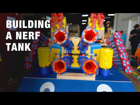 Creating the ULTIMATE nerf tank with Mark Rober!