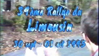 preview picture of video 'Rallye du Limousin 1995'