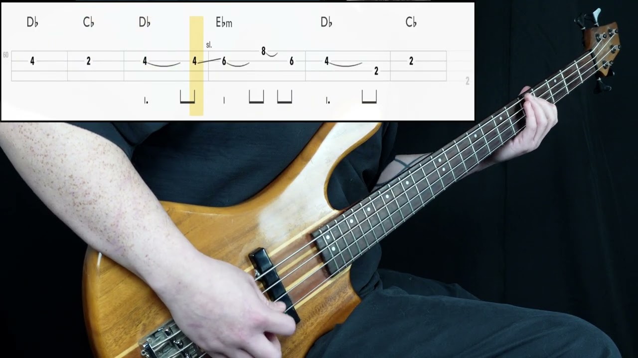 Linkin Park - In The End (Bass Cover) (Play Along Tabs In Video)