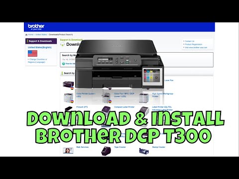 How To Download & Install Brother DCP T300 Printer Driver in Windows 10/11