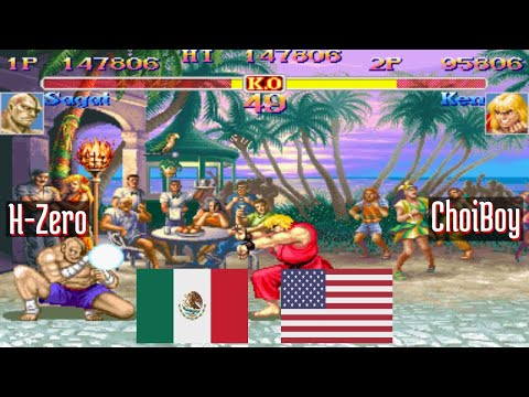FT5 @ssf2xjr1: H-Zero (MX) vs ChoiBoy (US) [Super SF II X ssf2x ssf2 Fightcade] Jun 16