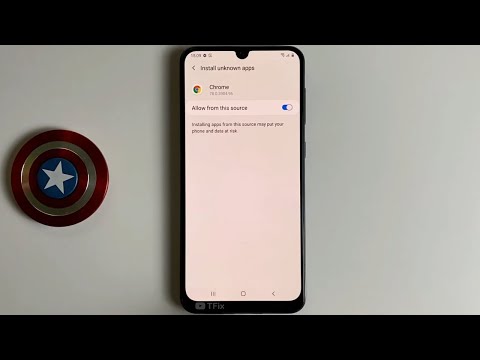 How to enable/disable installation of unknown and unknown apk apps on Samsung A50 Android 10