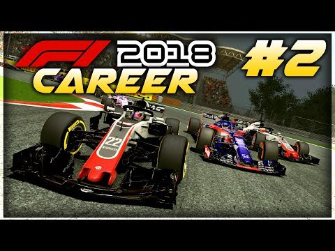 F1 2018 Career Mode Part 2: Bahrain - INCREDIBLE OVERTAKES!