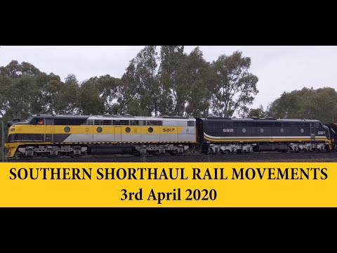Southern Shorthaul Rail Movements - 3rd April 2020