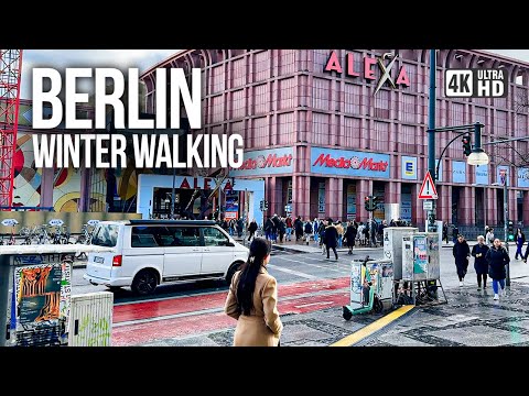 BERLIN, Deutschland 🇩🇪 Kalter Wintertag | 4K Walking Tour