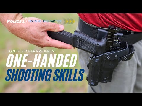 Why police officers must improve one-handed shooting skills #policetraining #firearms #shooting